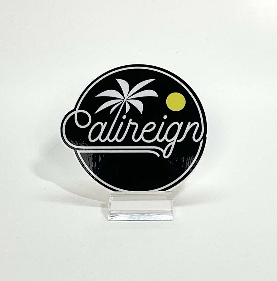 Calireign Black and White Sticker